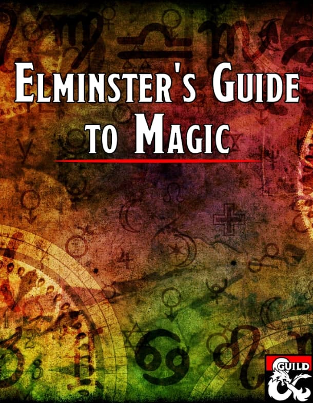 Elminster's Guide to Magic D&D 5e supplement cover image